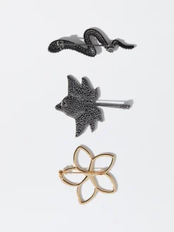 PARFOIS Conjunto De Broches Con Charms Multicor Cheap