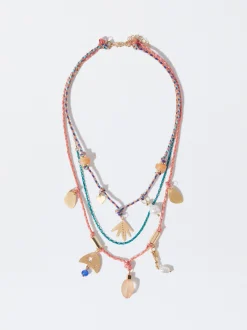 PARFOIS Conjunto De Collares Multicor Discount