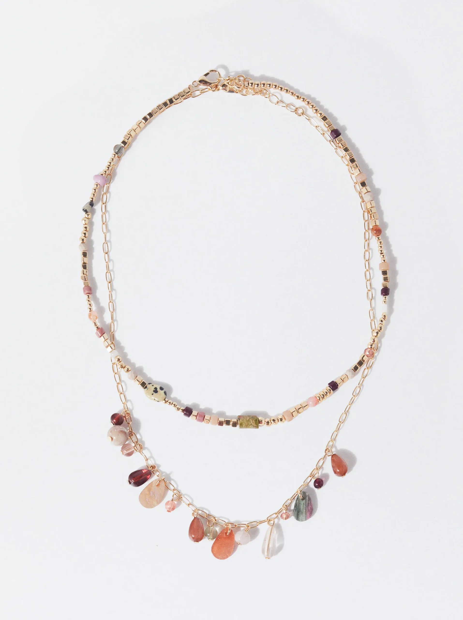 PARFOIS Conjunto De Collares Con Piedra Multicor Best Sale