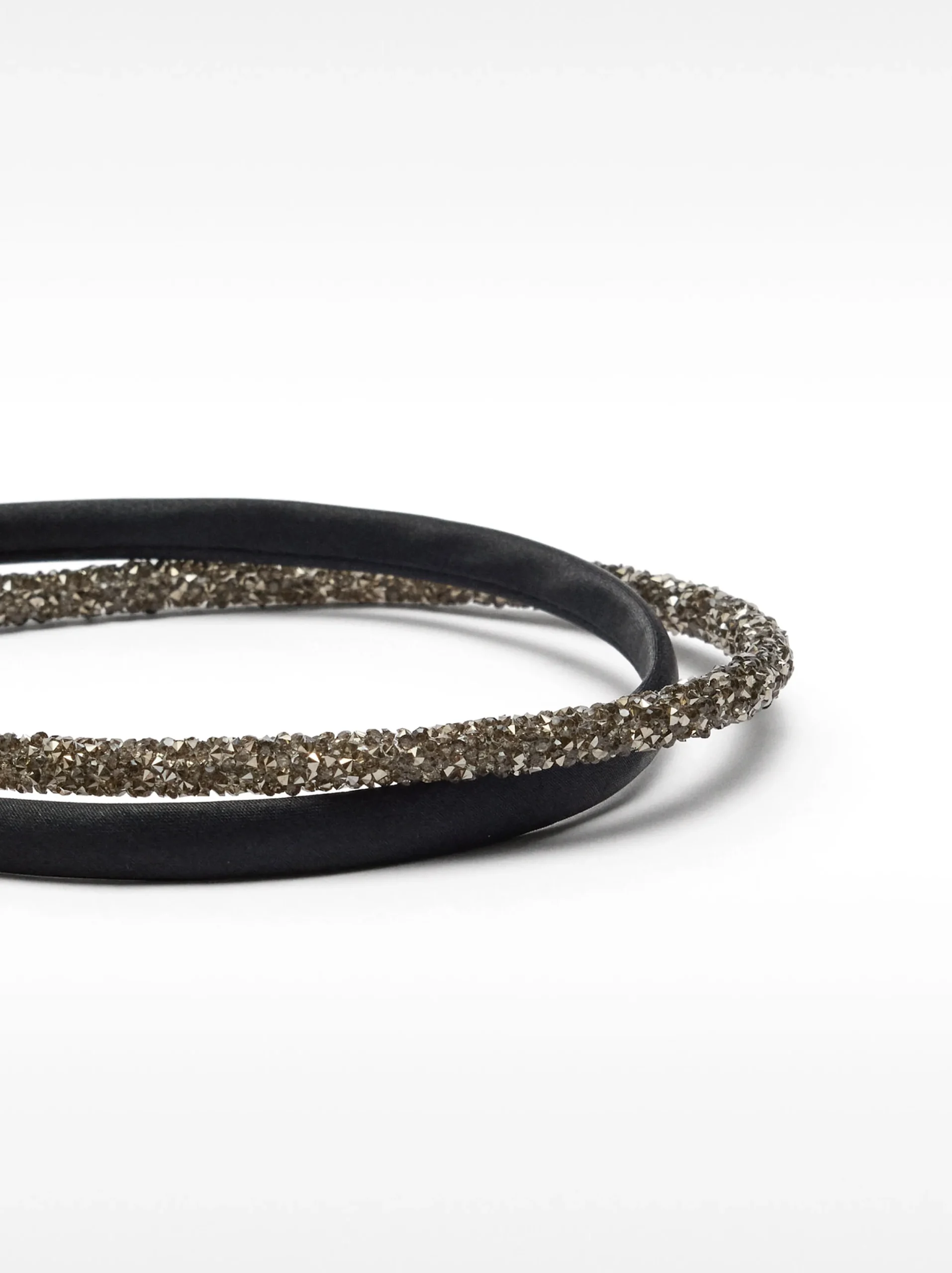 PARFOIS Conjunto De Diademas Finas Negro Cheap