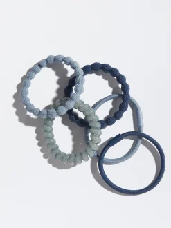 PARFOIS Conjunto De Gomas Para El Pelo Azul Best