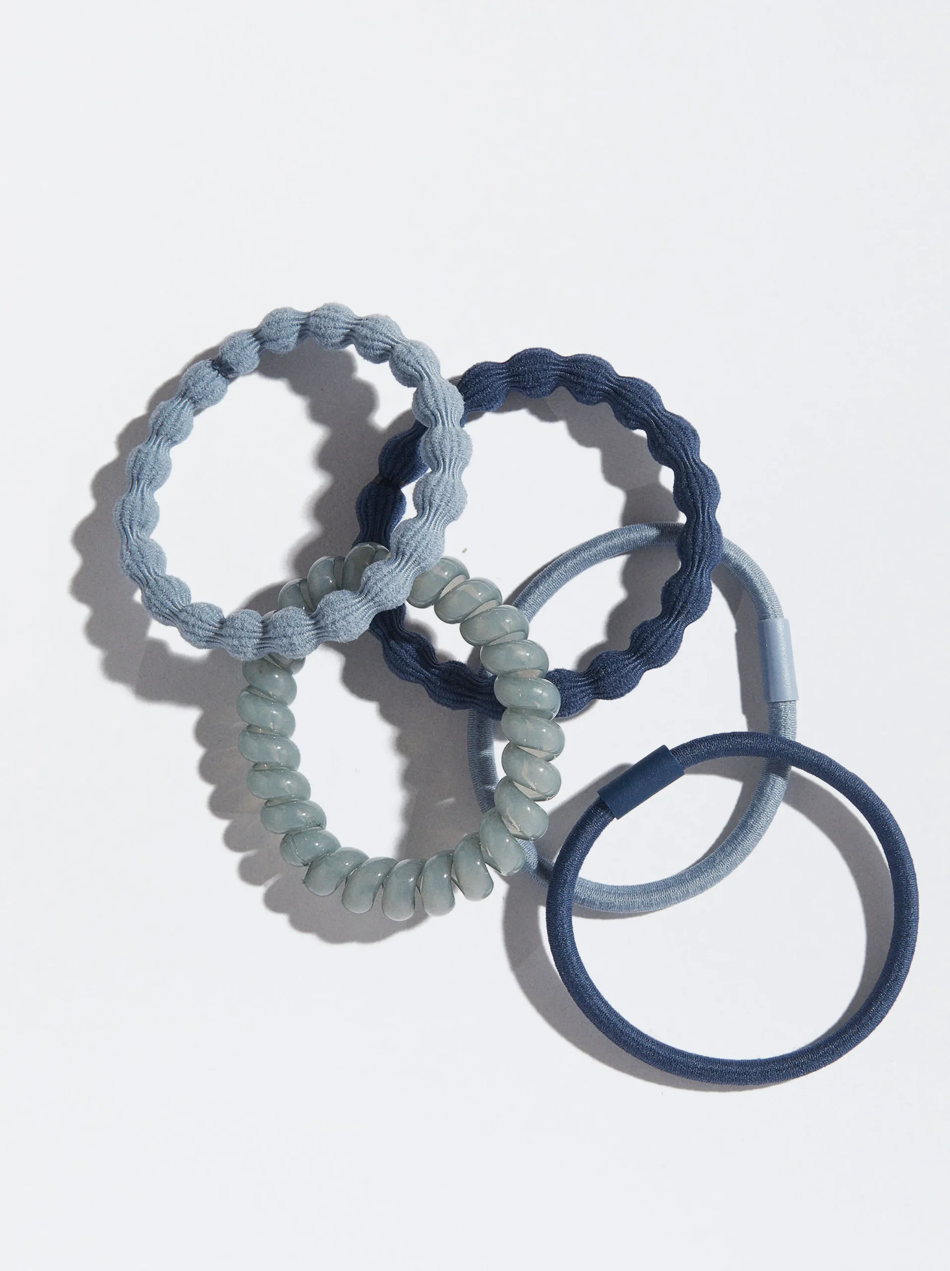 PARFOIS Conjunto De Gomas Para El Pelo Azul Best