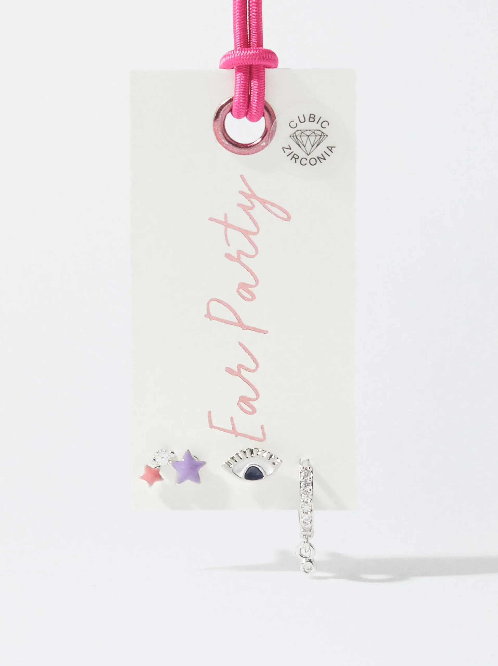 PARFOIS Conjunto De Pendientes Con Circonitas Multicor Shop