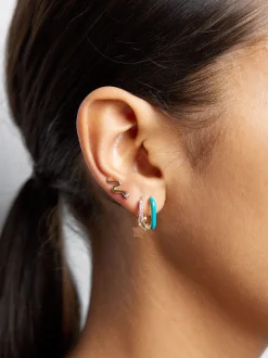 PARFOIS Conjunto De Pendientes Con Circonitas Multicor Outlet