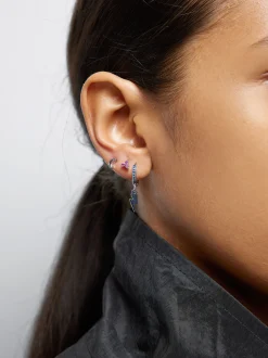 PARFOIS Conjunto De Pendientes Con Circonitas Multicor Online