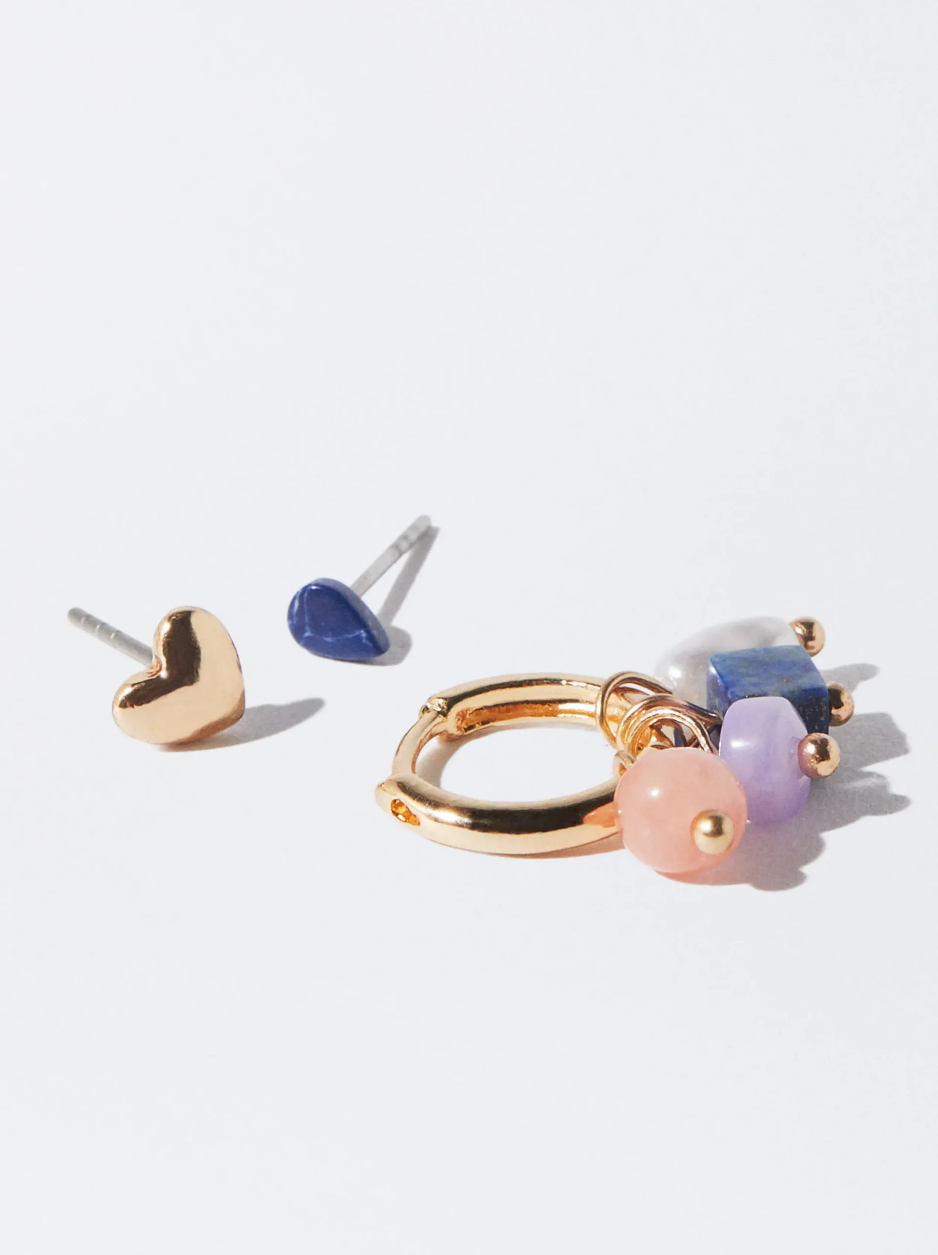 PARFOIS Conjunto De Pendientes Multicolor Multicor Flash Sale