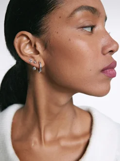 PARFOIS Conjunto De Pendientes s Plateado Sale