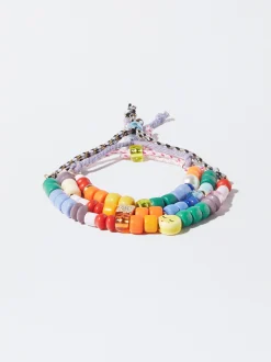 PARFOIS Conjunto De Pulseras Con Resina Multicor Best