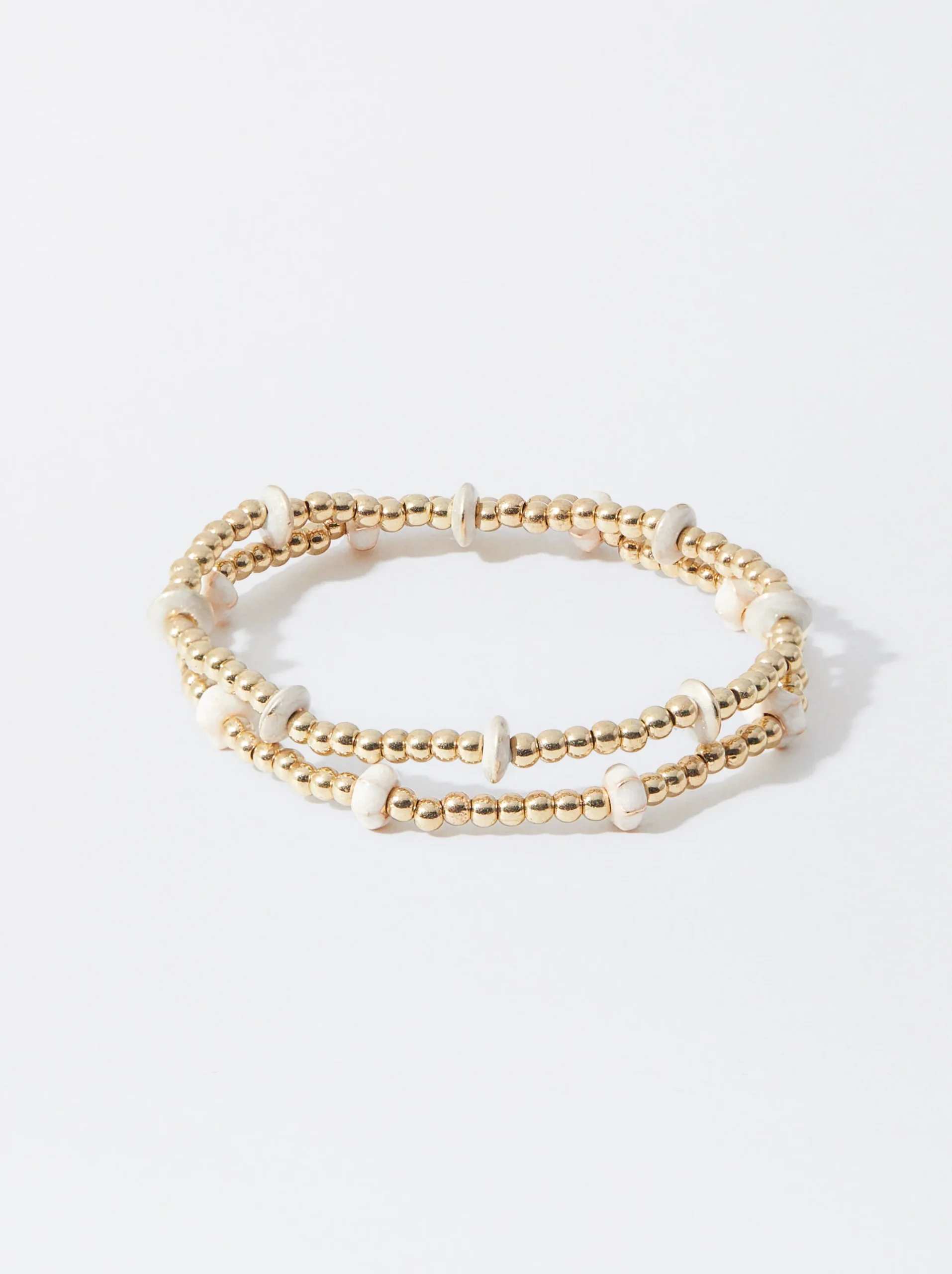 PARFOIS Conjunto De Pulseras Elásticas Beige Cheap