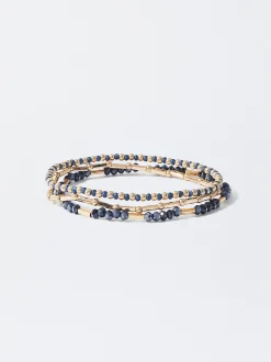PARFOIS Conjunto De Pulseras Elásticas Multicor New