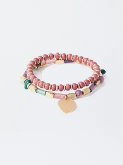 PARFOIS Conjunto De Pulseras Elásticas Multicor Online