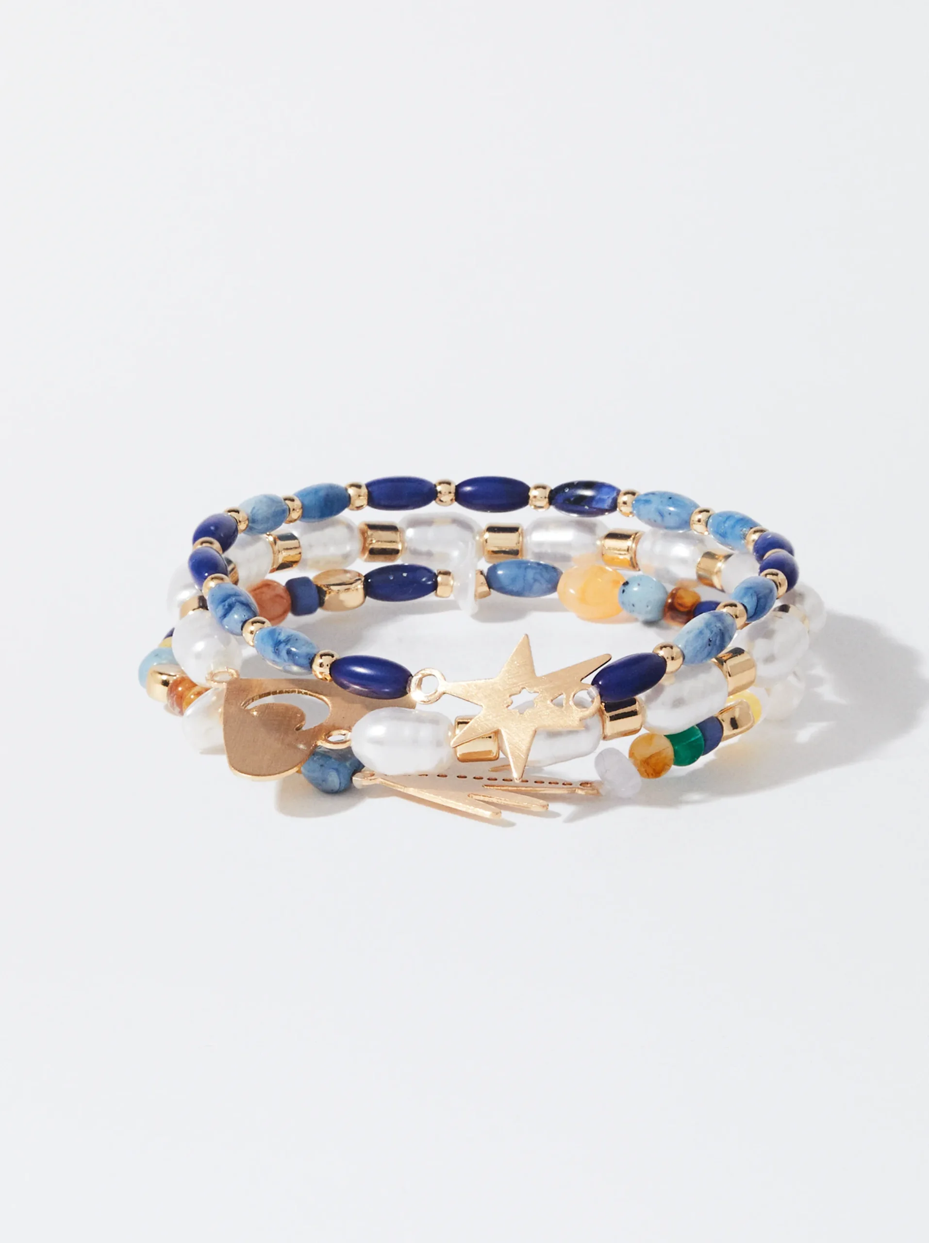 PARFOIS Conjunto De Pulseras Perlas Multicor Online