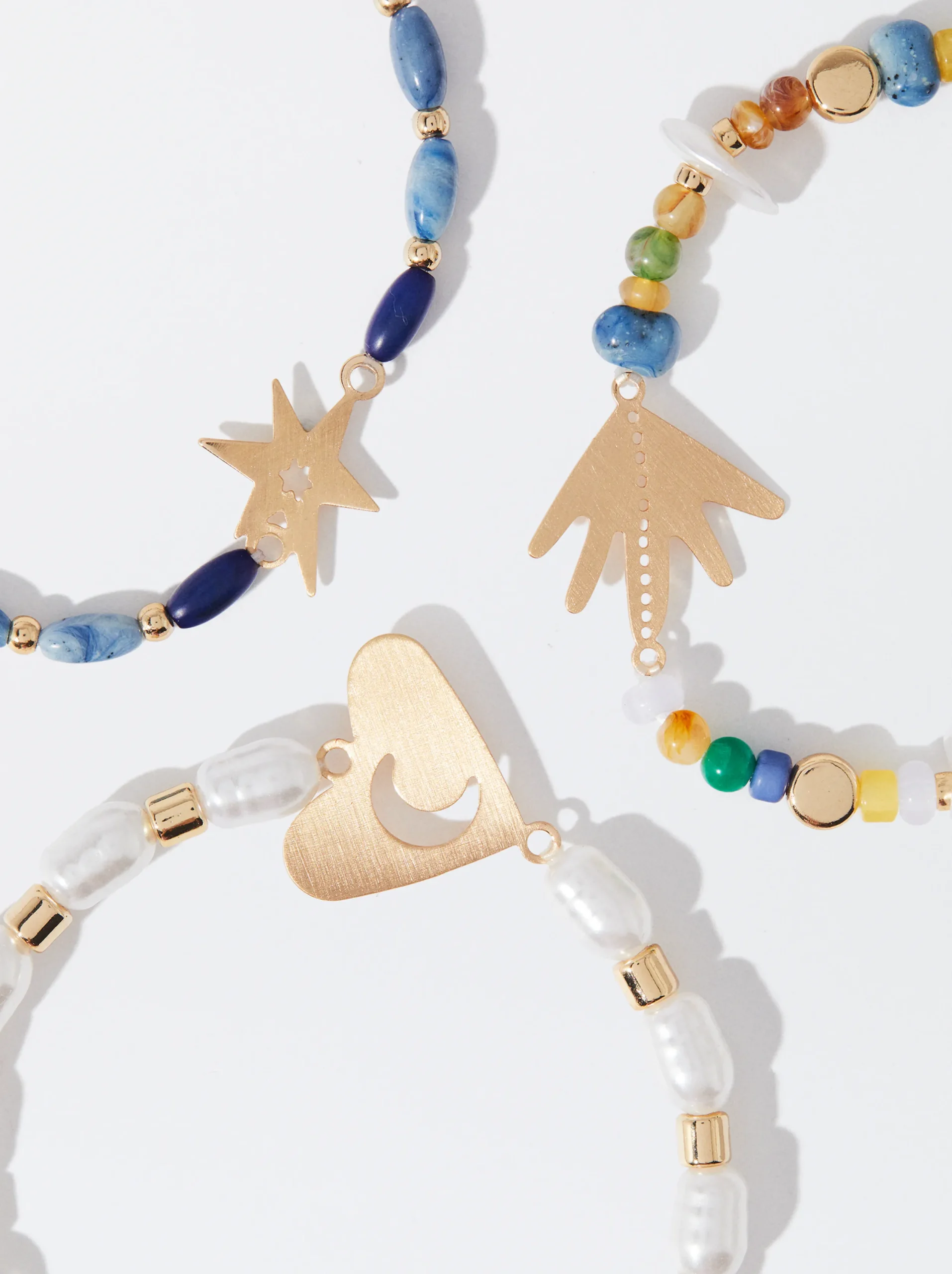 PARFOIS Conjunto De Pulseras Perlas Multicor Online
