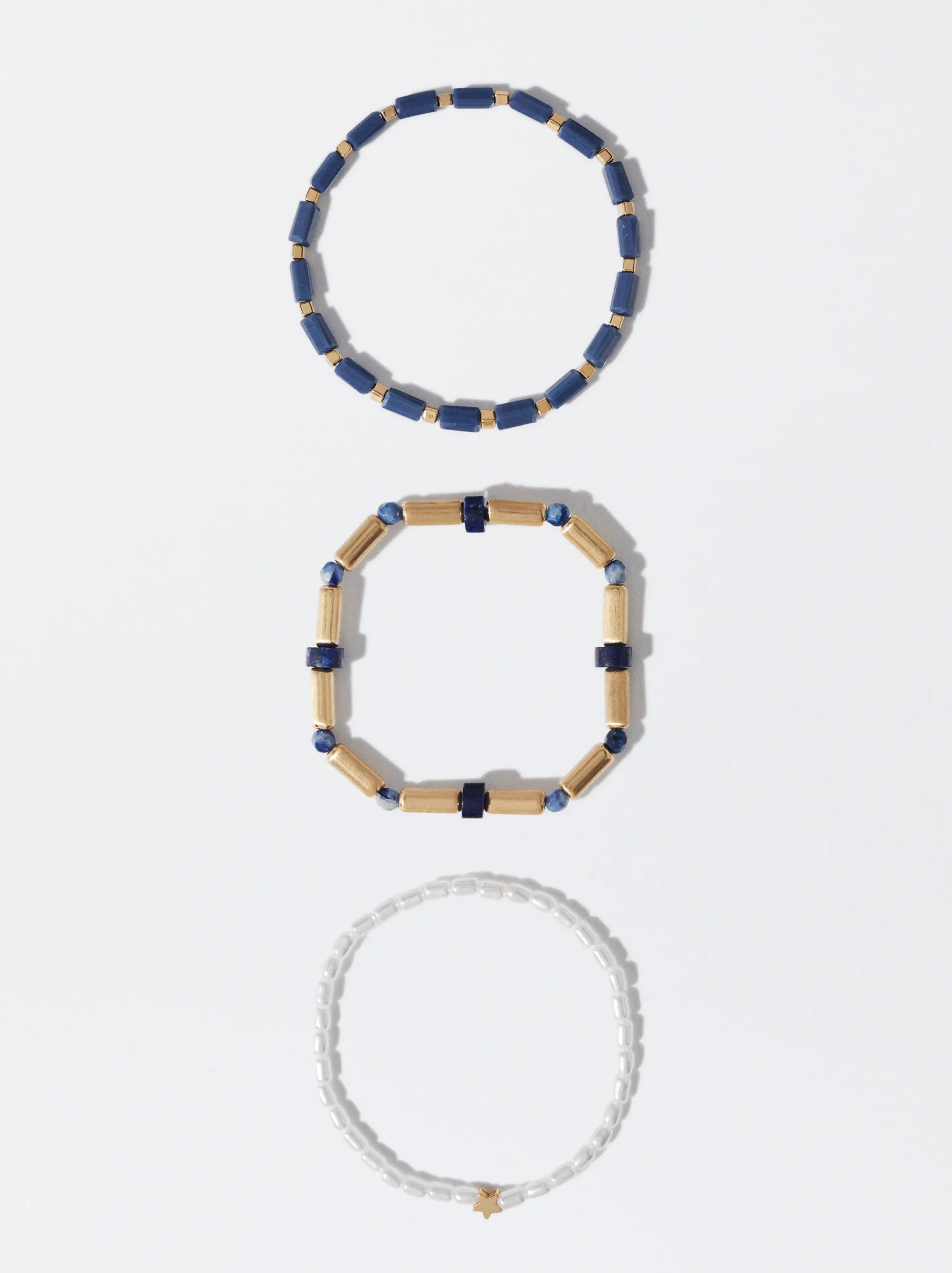 PARFOIS Conjunto De Pulseras Perlas Multicor Flash Sale