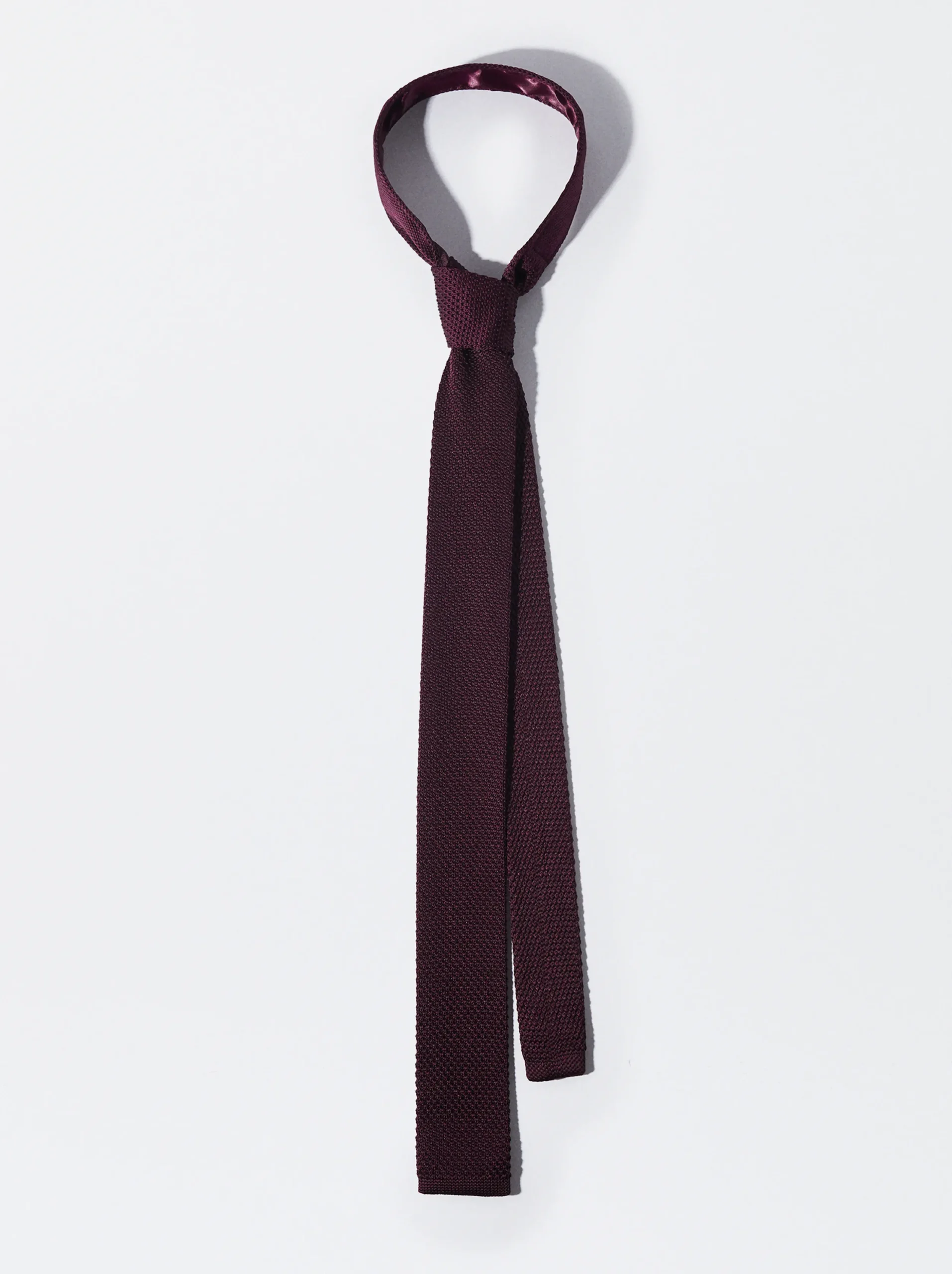 PARFOIS Corbata Con Textura Burdeos New