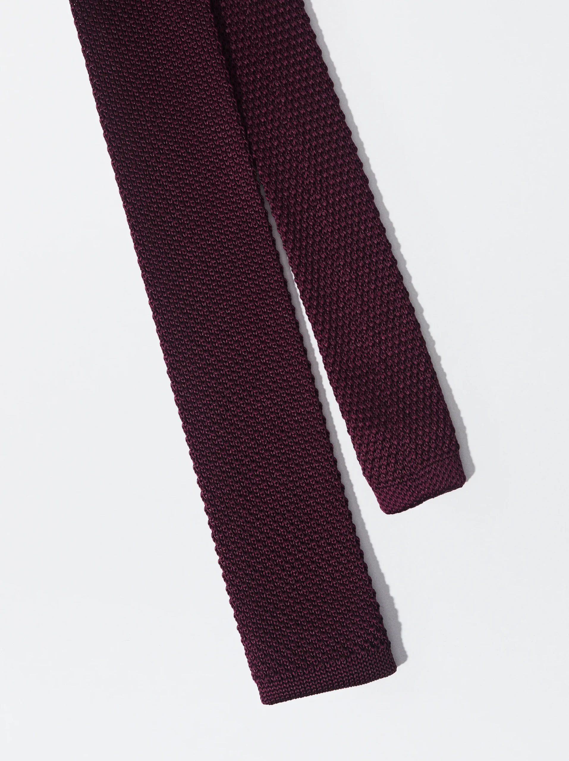 PARFOIS Corbata Con Textura Burdeos New