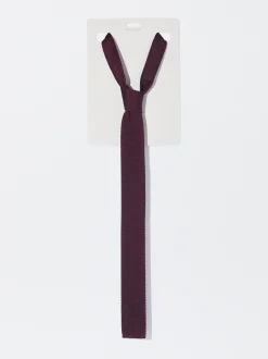 PARFOIS Corbata Con Textura Burdeos New