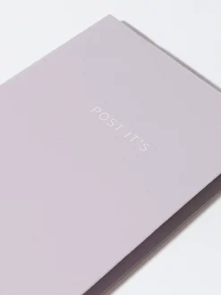 PARFOIS Cuaderno De Notas Adhesivas Violeta Discount