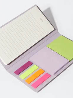 PARFOIS Cuaderno De Notas Adhesivas Violeta Discount