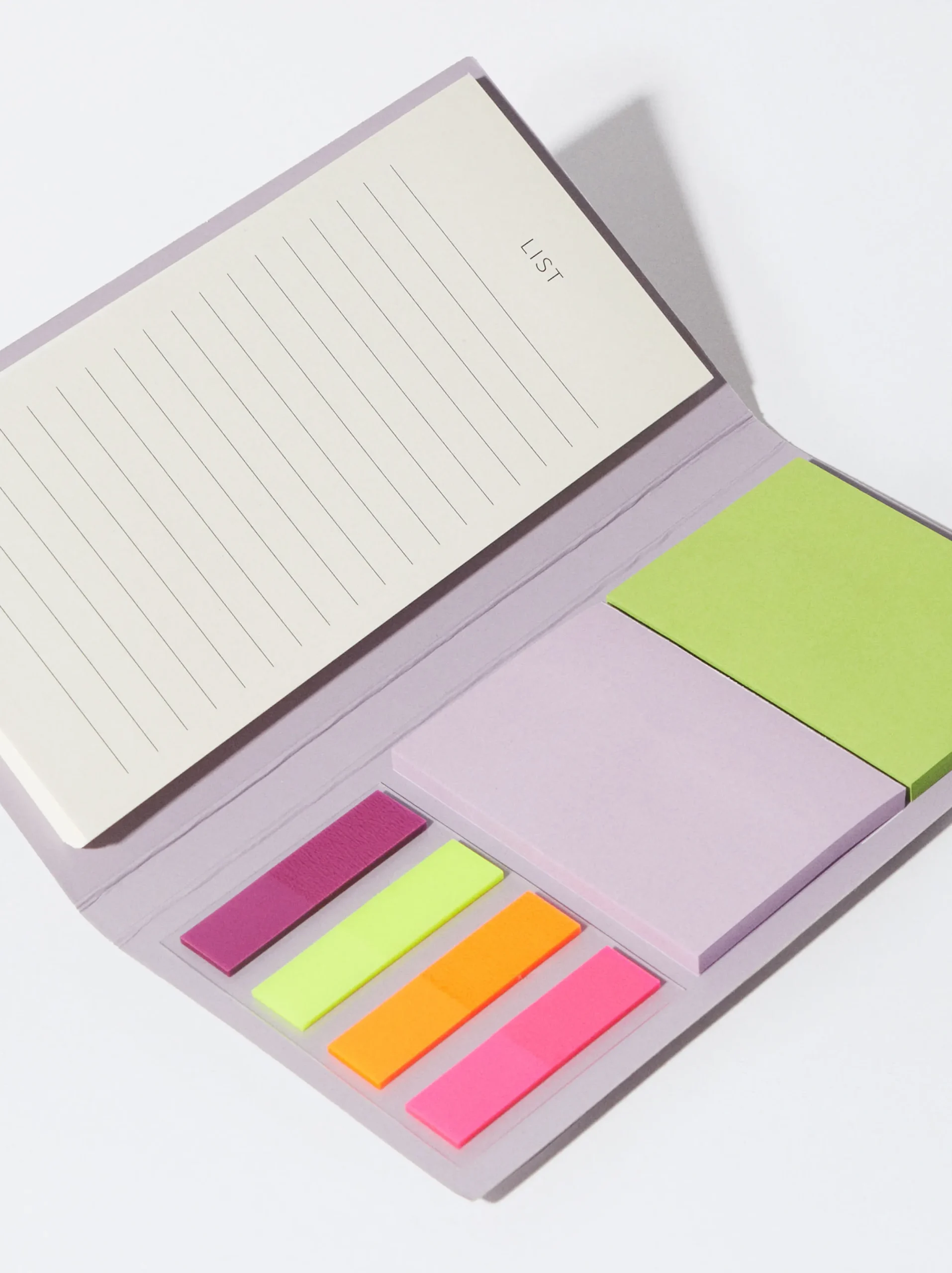PARFOIS Cuaderno De Notas Adhesivas Violeta Discount