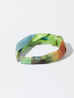 PARFOIS Diadema Ancha Estampada Multicor Online