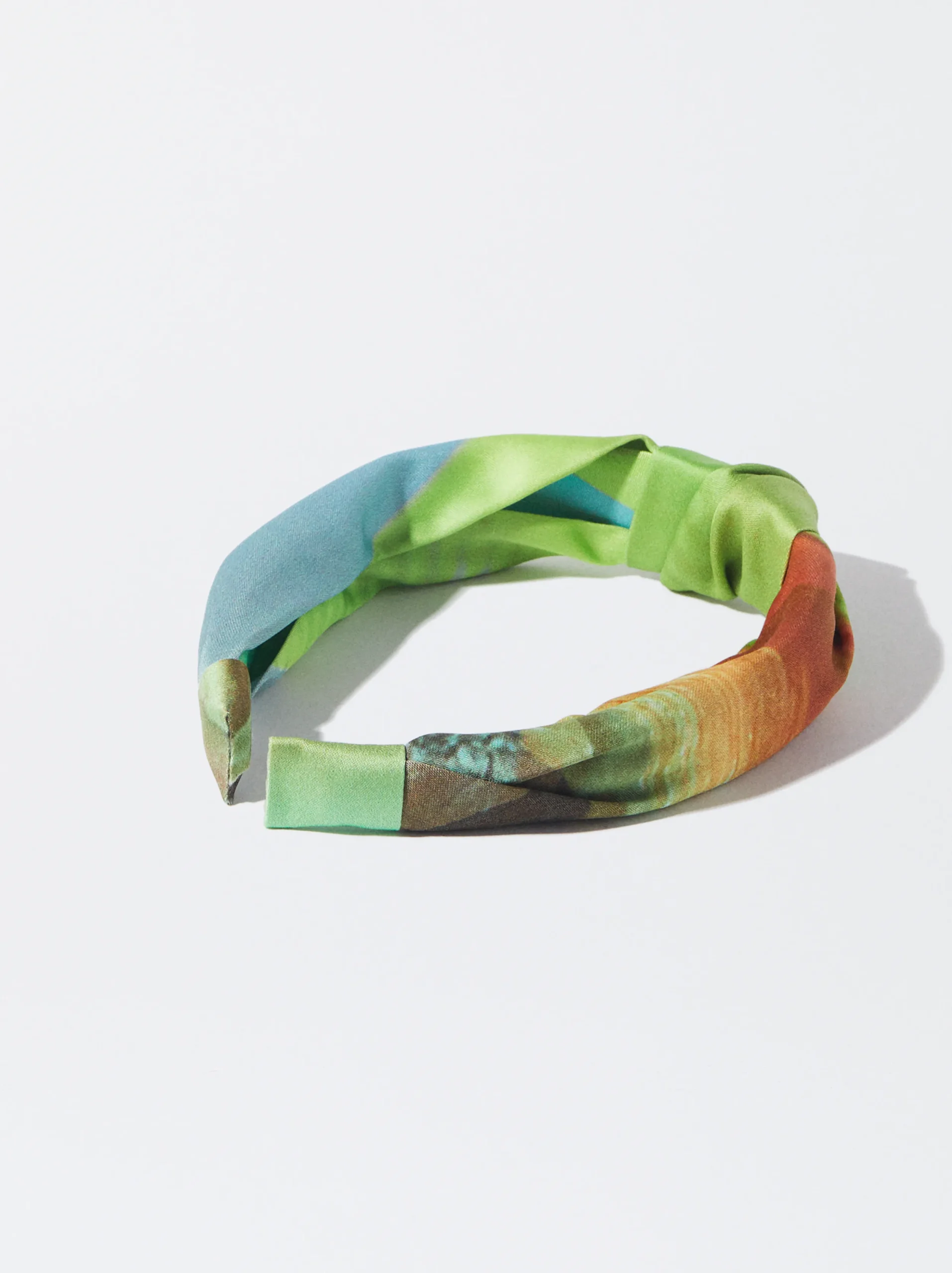 PARFOIS Diadema Ancha Estampada Multicor Online