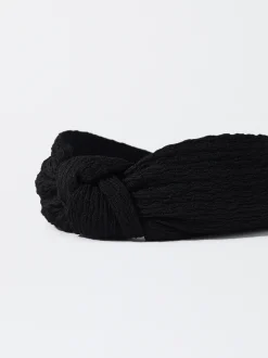 PARFOIS Diadema Ancha Nudo Negro Cheap