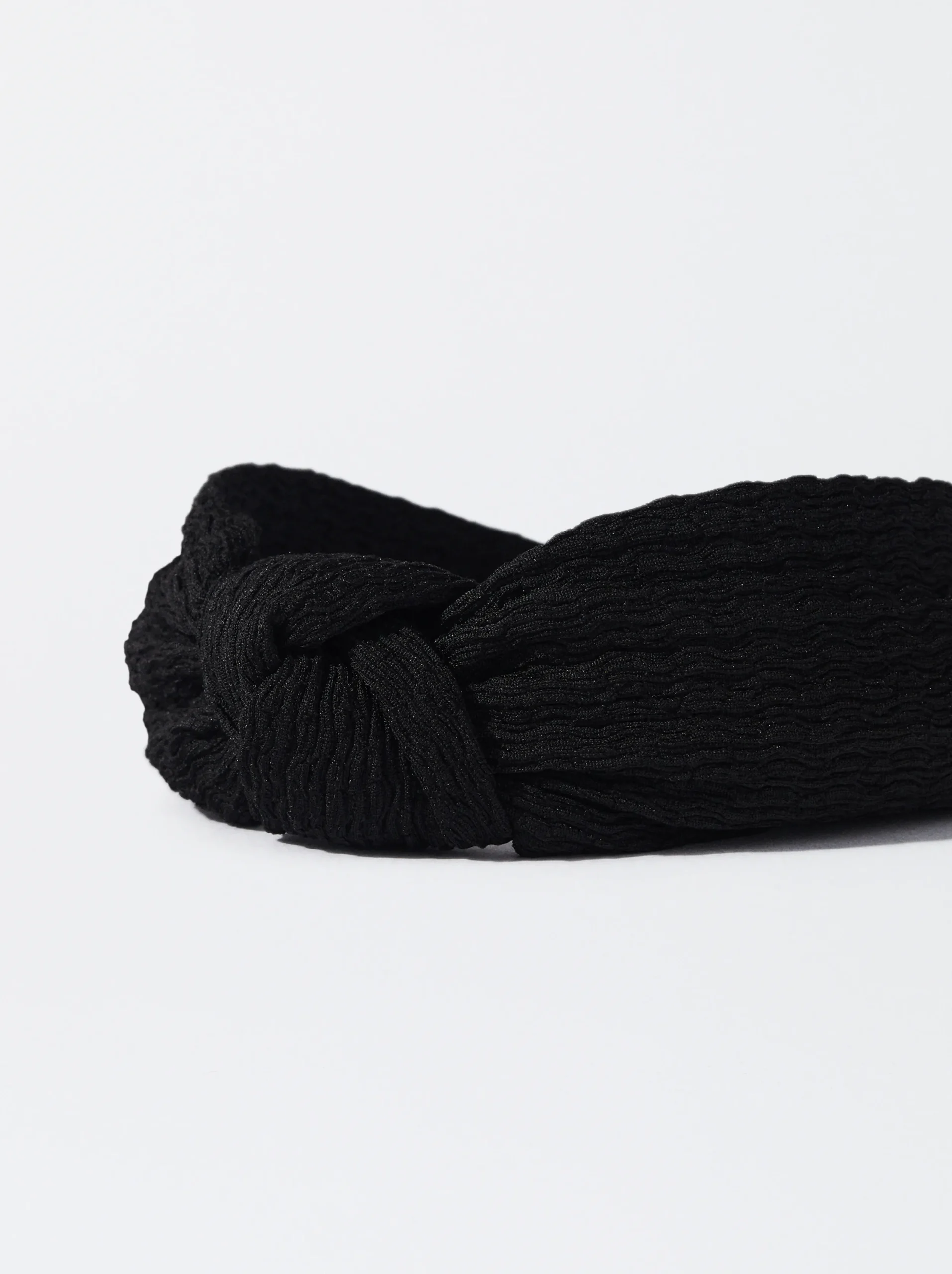 PARFOIS Diadema Ancha Nudo Negro Cheap