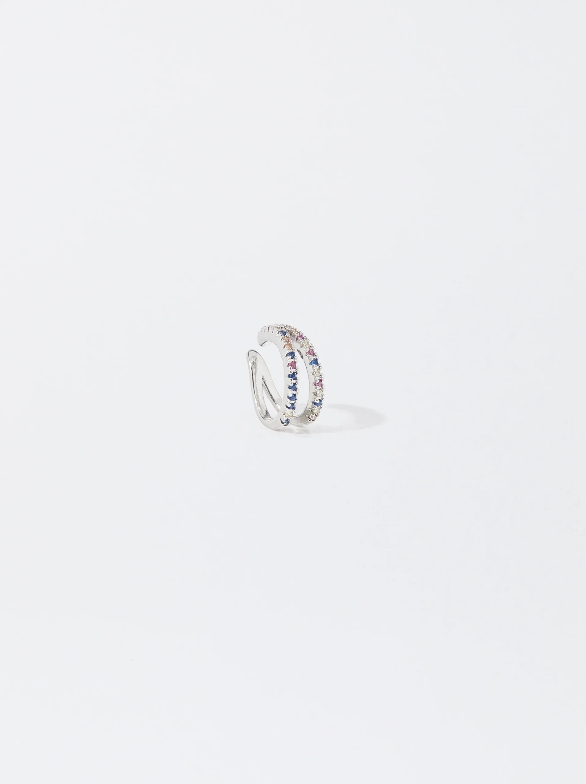 PARFOIS Ear Cuff Con Circonitas Multicor Outlet