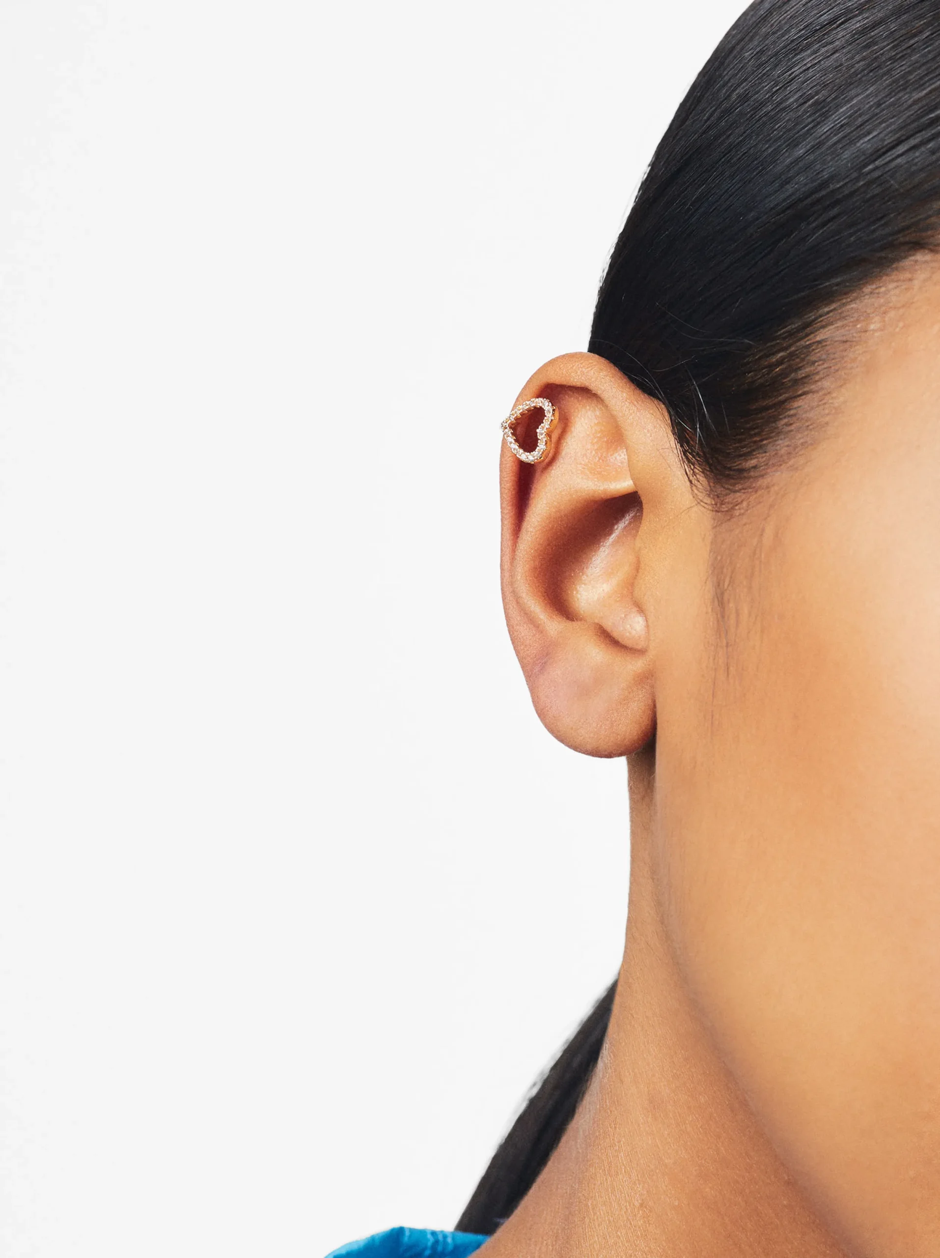 PARFOIS Ear Cuff Con Circonitas Dorado Cheap