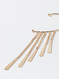 PARFOIS Earcuff Con Lágrimas Dorado Outlet