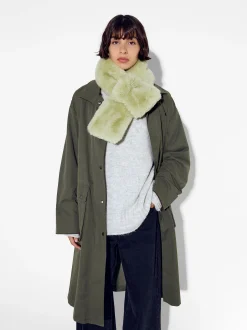 PARFOIS Estola De Pelo Verde Outlet
