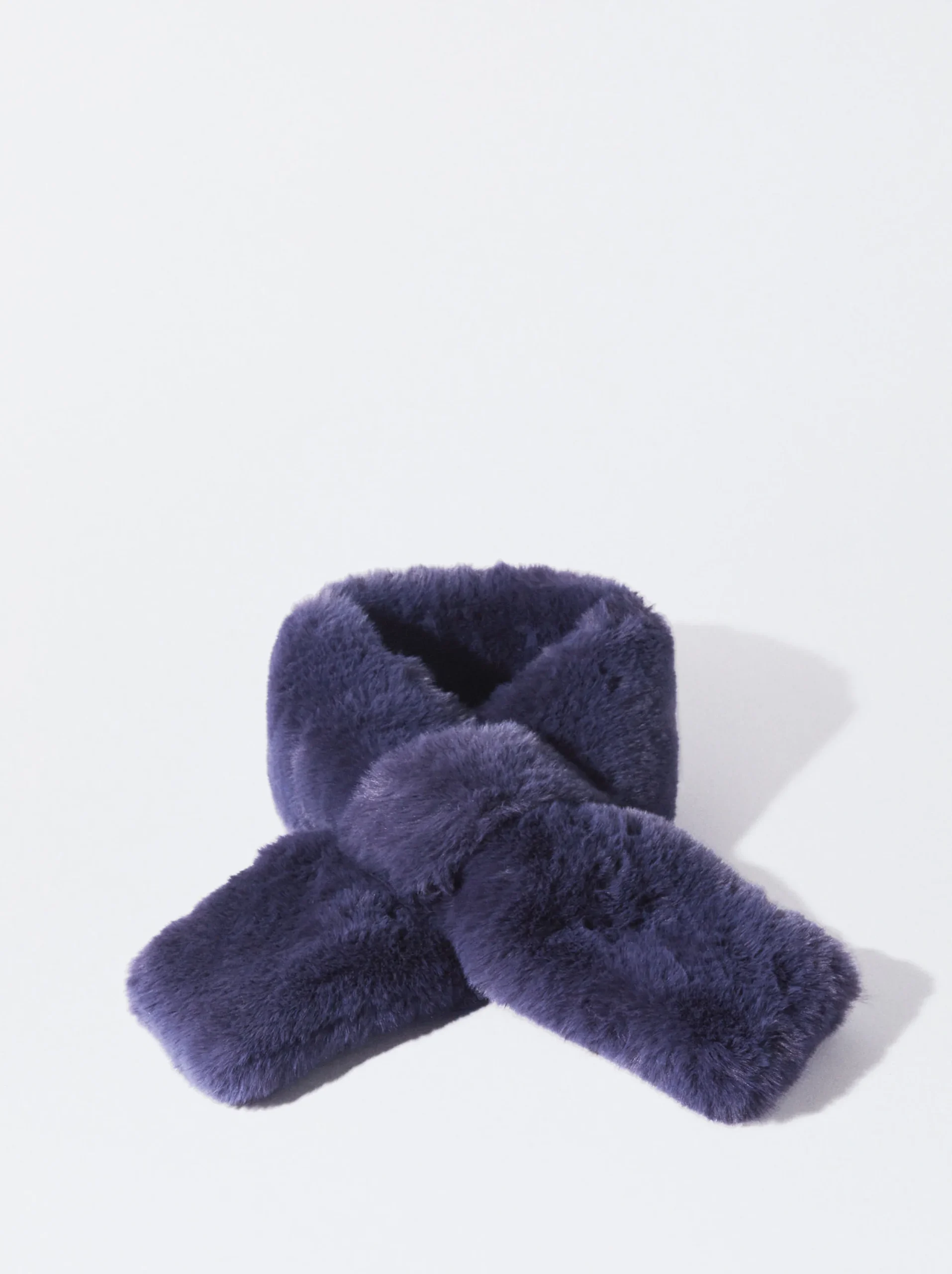 PARFOIS Estola De Pelo Azul Marino Store