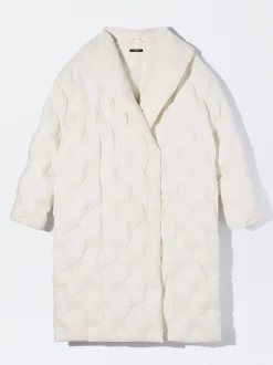 PARFOIS Exclusivo Online - Abrigo Largo Acolchado Blanco New