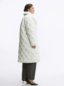PARFOIS Exclusivo Online - Abrigo Largo Acolchado Blanco New