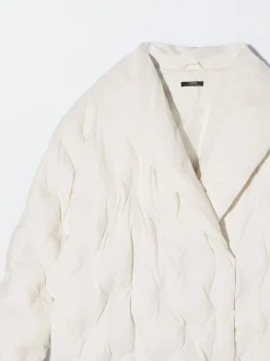 PARFOIS Exclusivo Online - Abrigo Largo Acolchado Blanco New