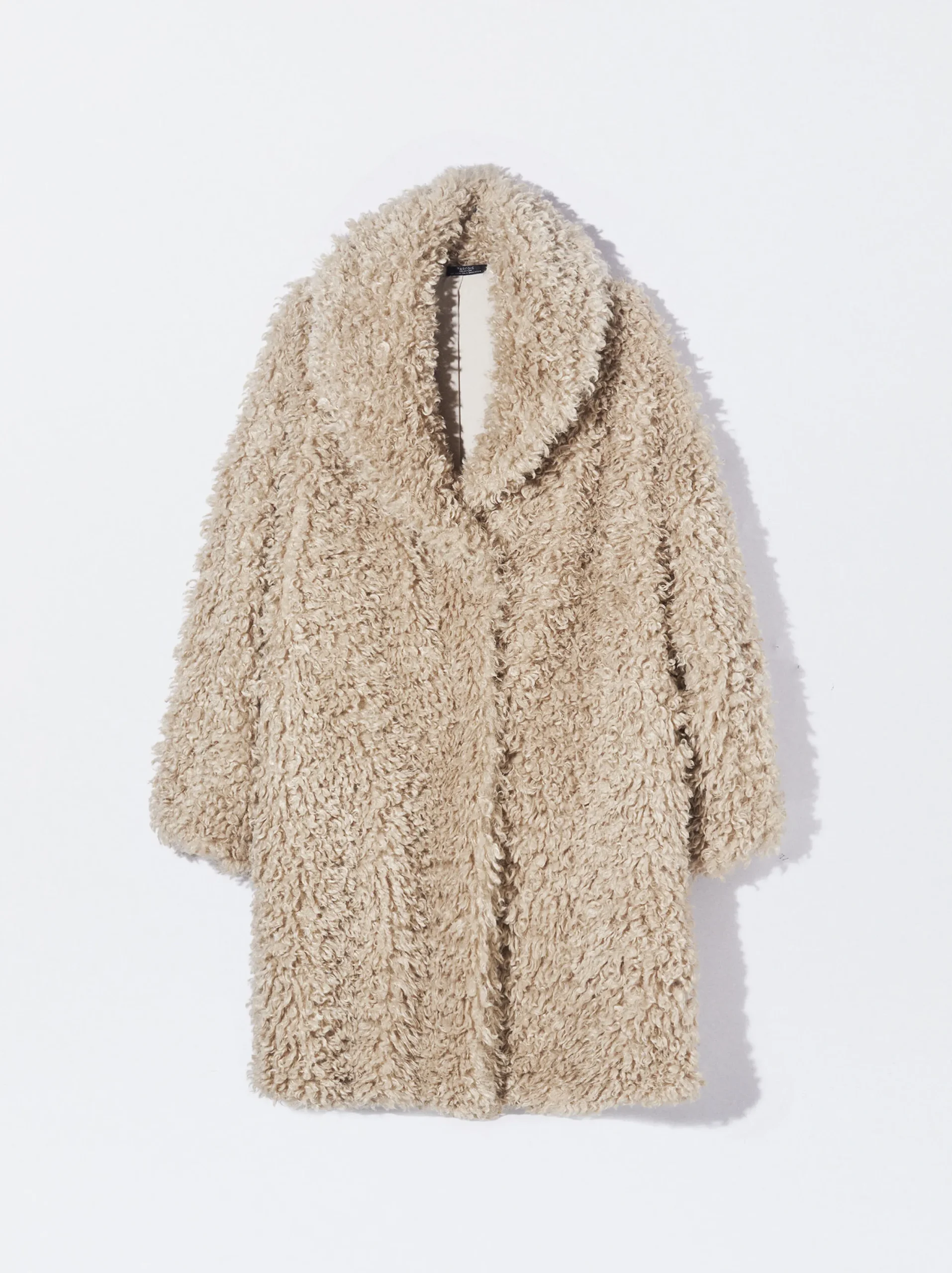 PARFOIS Exclusivo Online - Abrigo Largo De Pelo Beige Best