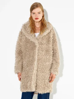 PARFOIS Exclusivo Online - Abrigo Largo De Pelo Beige Best