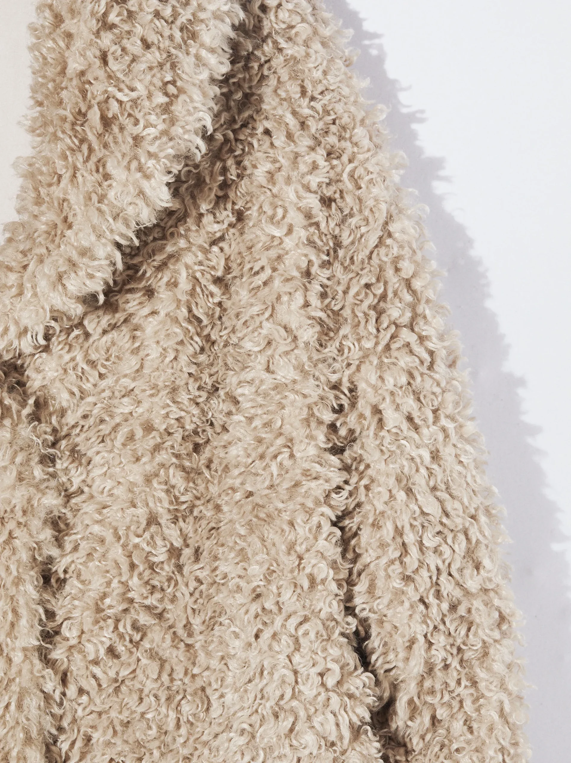 PARFOIS Exclusivo Online - Abrigo Largo De Pelo Beige Best