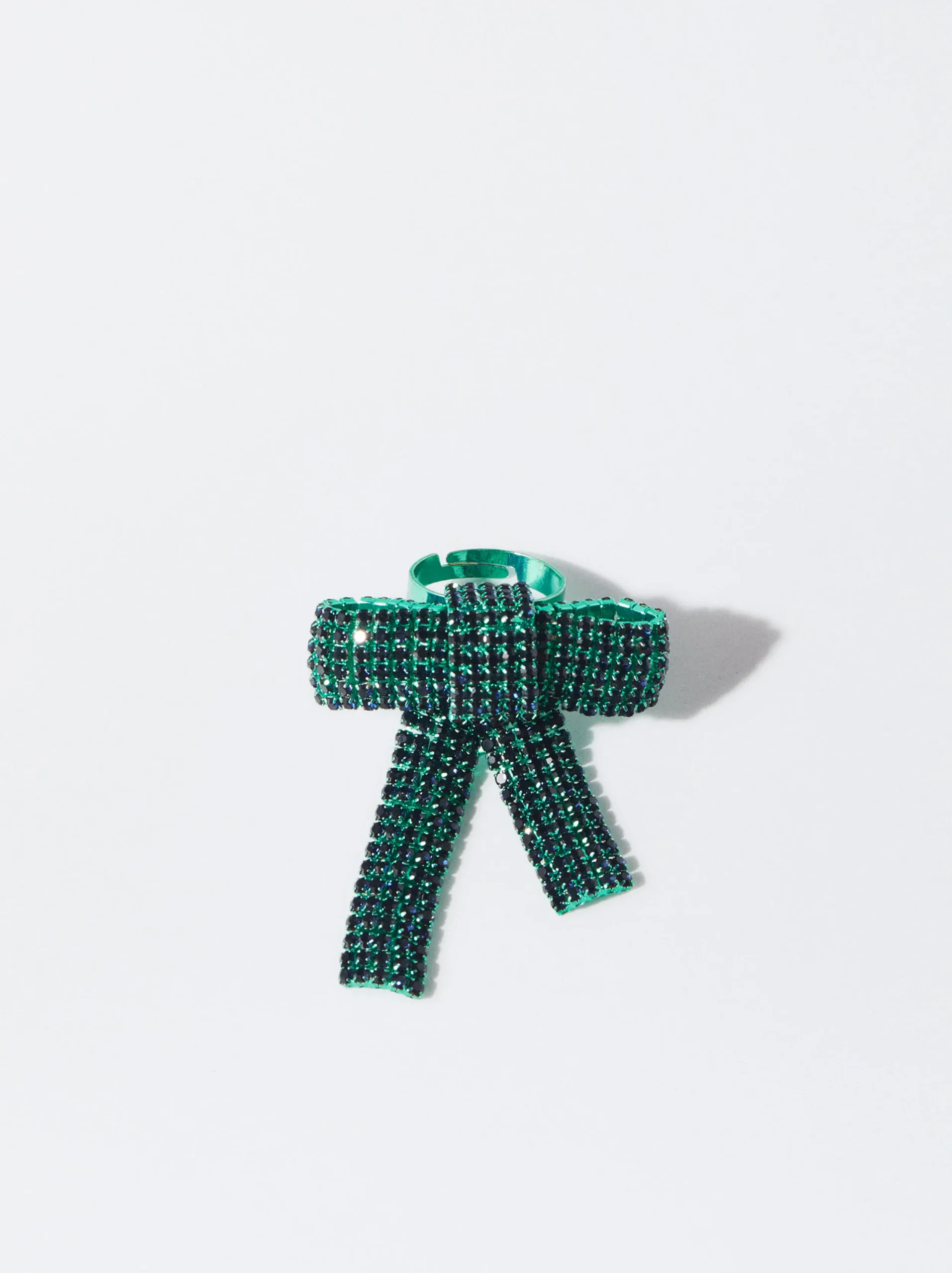 PARFOIS Exclusivo Online - Anillo Maxi Lazo Verde Sale