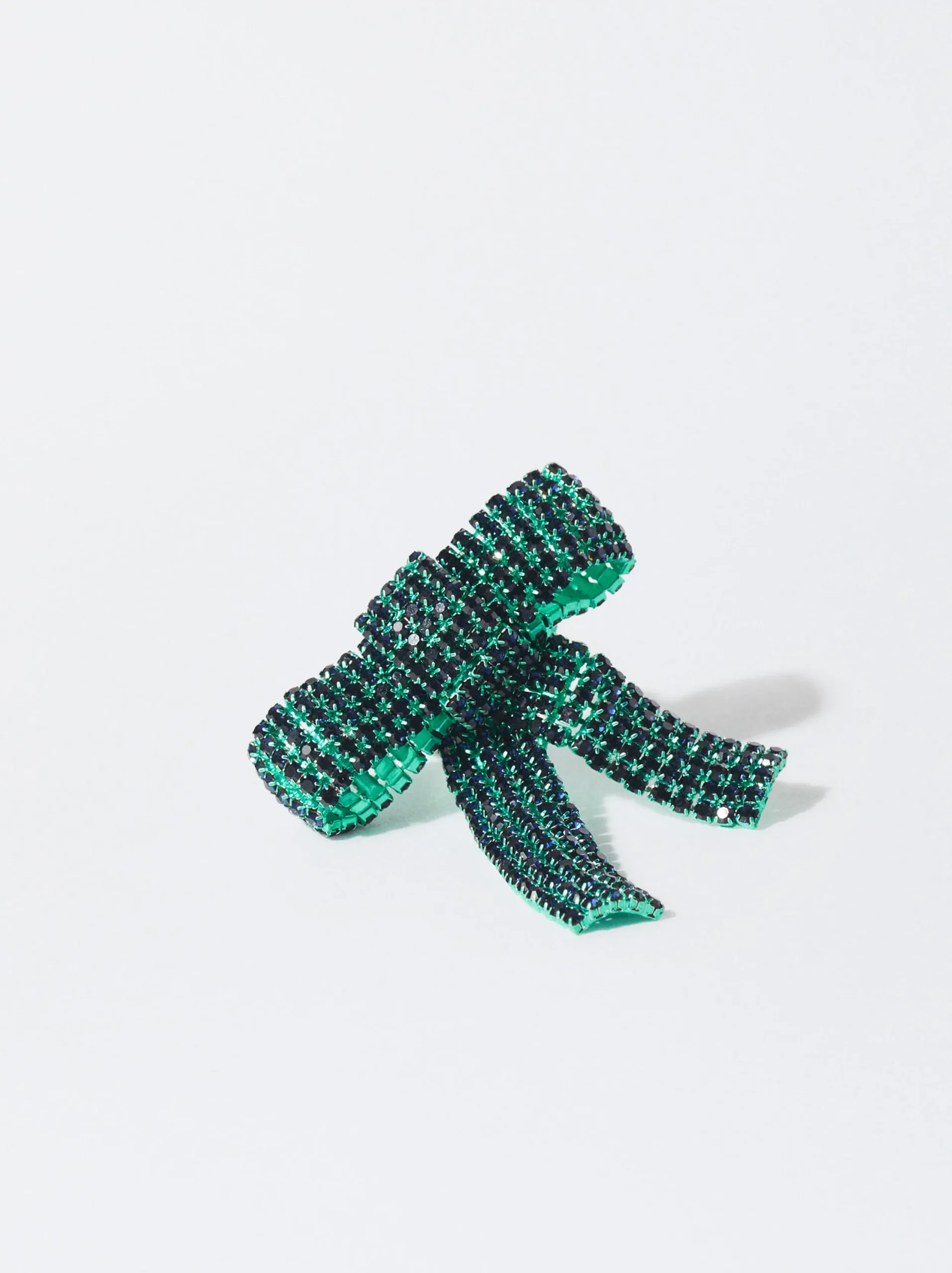 PARFOIS Exclusivo Online - Anillo Maxi Lazo Verde Sale