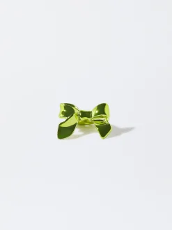 PARFOIS Exclusivo Online - Anillo Lazo Metalizado Verde Sale