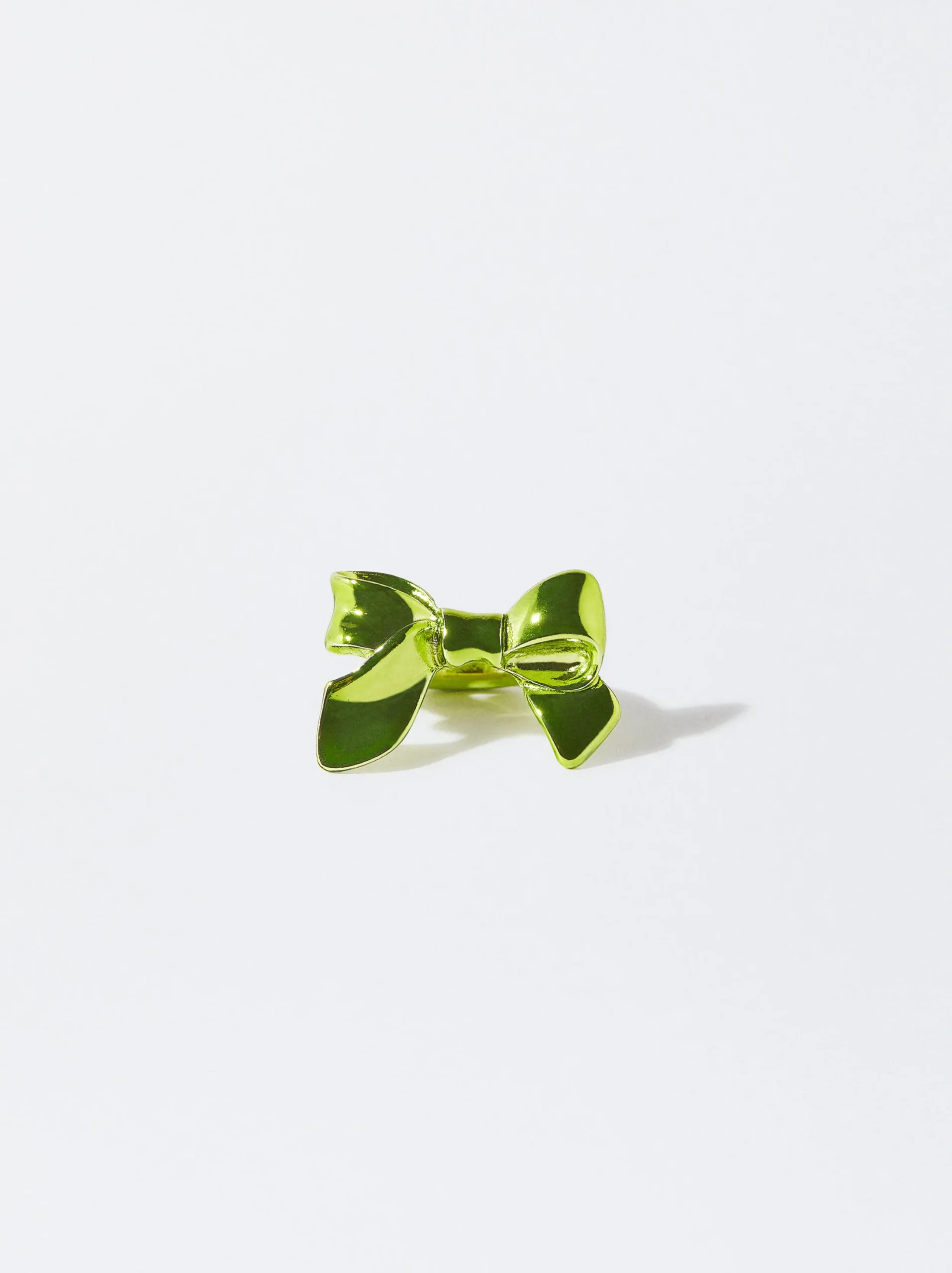 PARFOIS Exclusivo Online - Anillo Lazo Metalizado Verde Sale