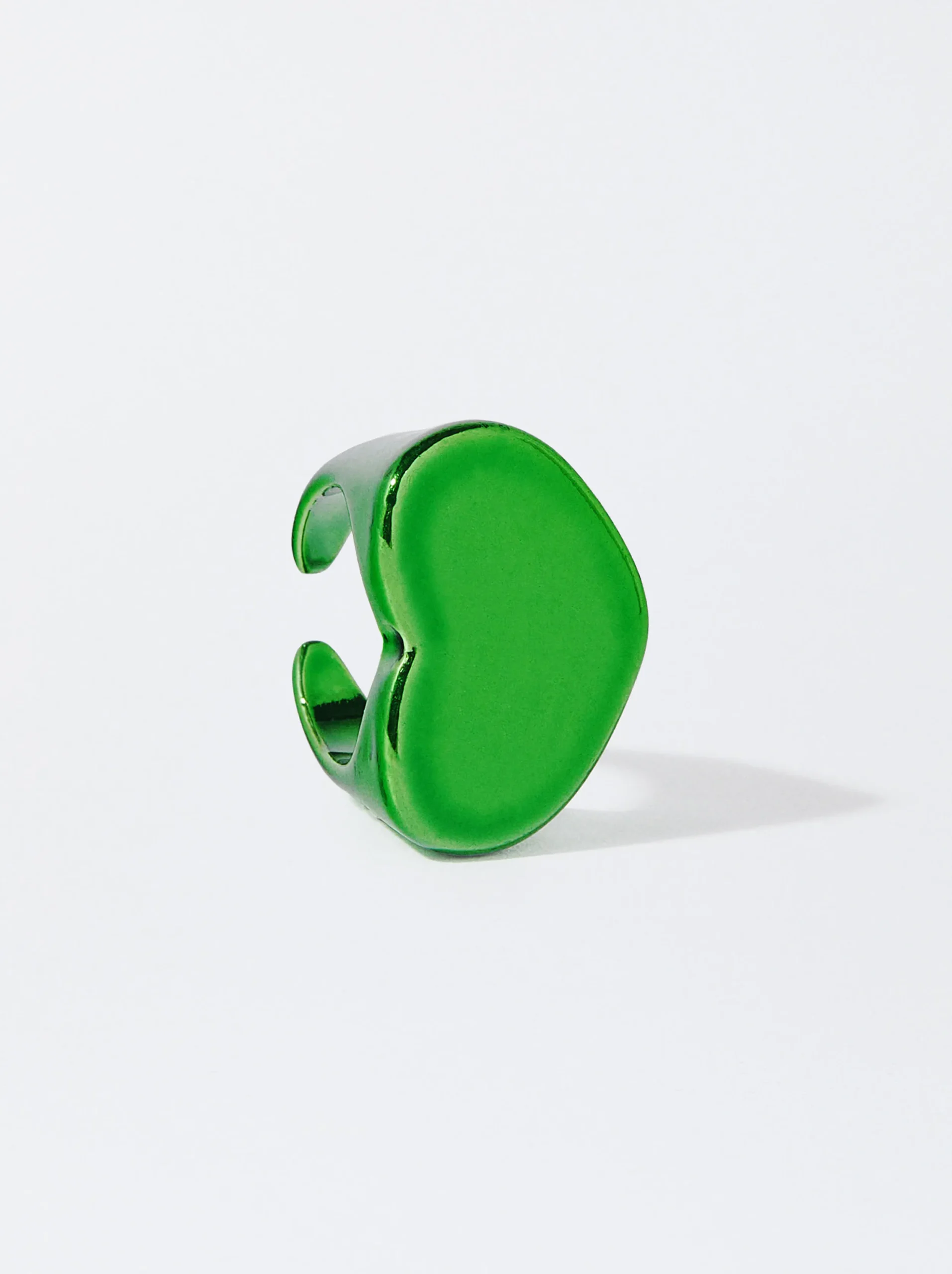 PARFOIS Exclusivo Online - Anillo Corazón Metalizado Verde Cheap