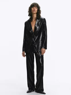 PARFOIS Exclusivo Online - Blazer De Lentejuelas Negro Fashion