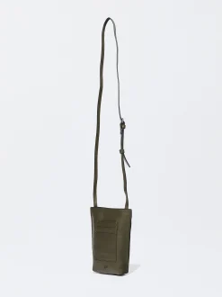 PARFOIS Exclusivo Online - Bolso Para Móvil De Piel Caqui New