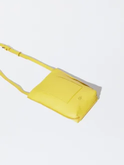 PARFOIS Exclusivo Online - Bolso Para M&oacute;vil De Piel Amarillo Shop