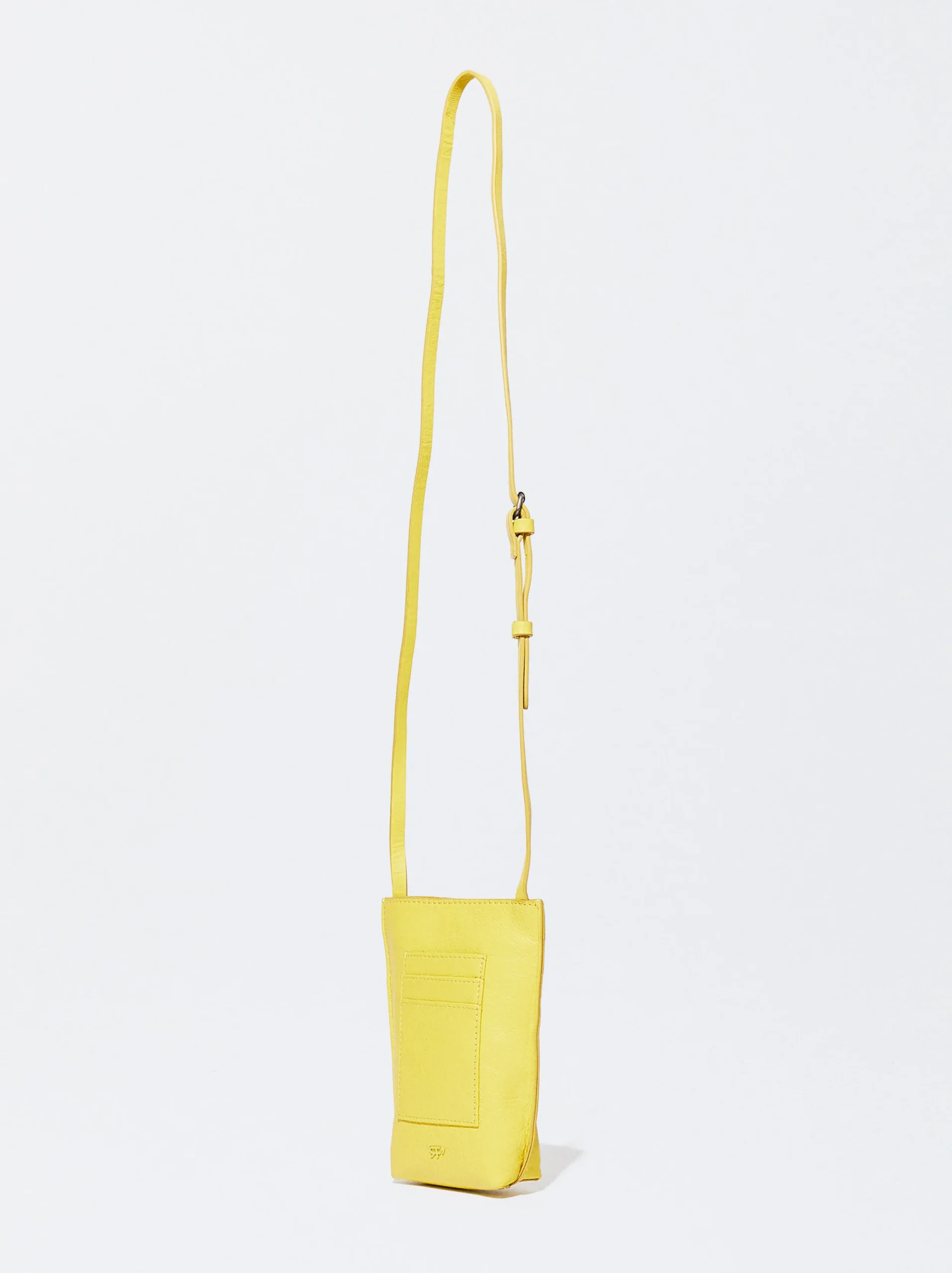PARFOIS Exclusivo Online - Bolso Para Móvil De Piel Amarillo Shop