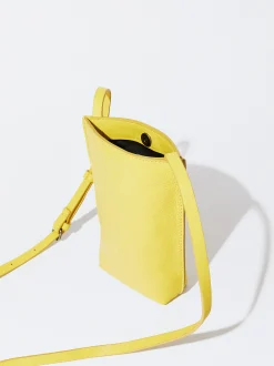 PARFOIS Exclusivo Online - Bolso Para Móvil De Piel Amarillo Shop