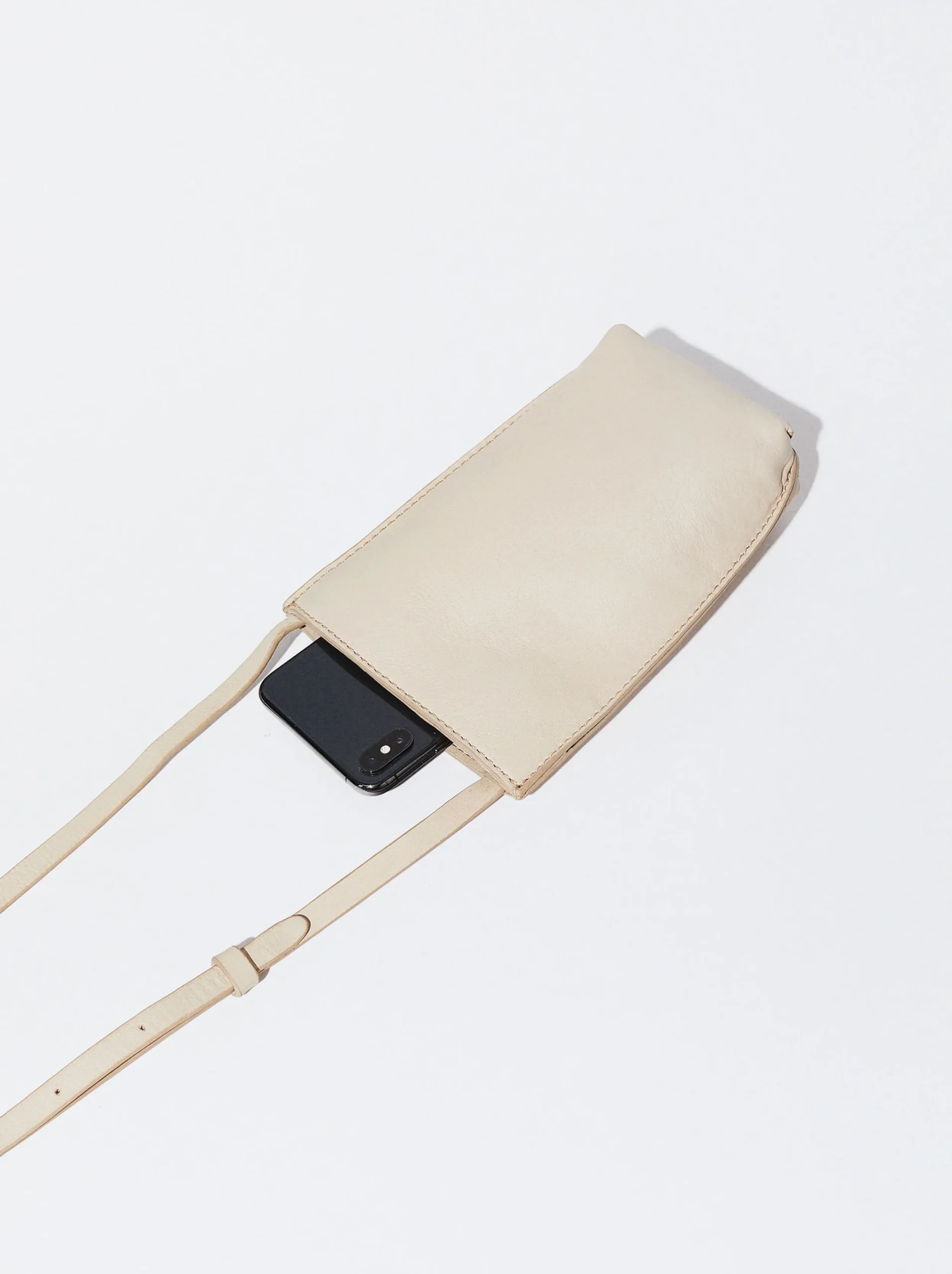 PARFOIS Exclusivo Online - Bolso Para Móvil De Piel Crudo New